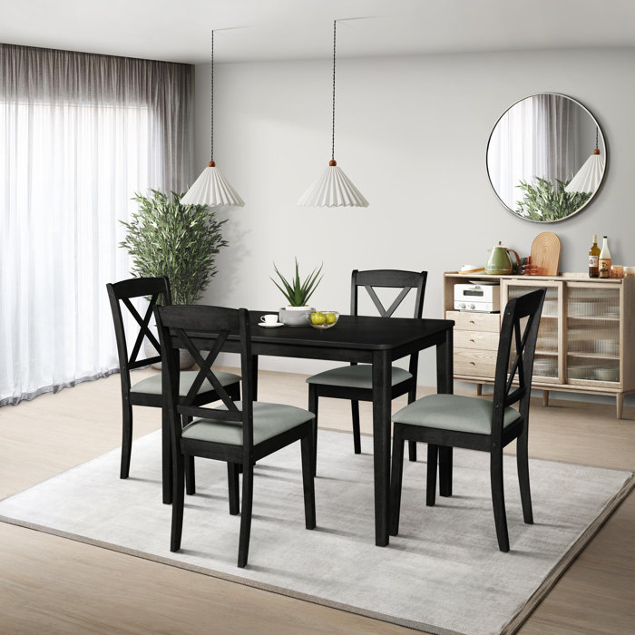 Home Design Inc. Sudbury 5 Piece Dining Set & Reviews Wayfair